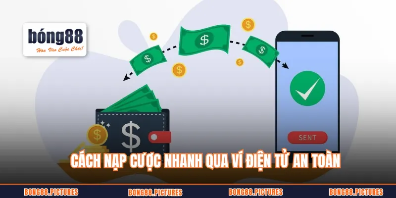 Cách nạp cược nhanh qua ví điện tử an toàn